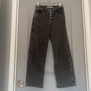 Levi’s- Mile High Cropped Wide Leg Grey